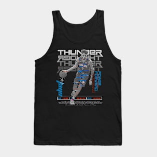 Chet Holmgren Basketball Art Thunder Tank Top